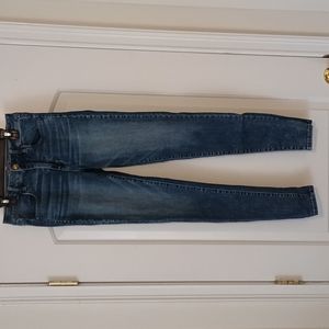 American Eagle Hi Rise Jeggings Denim size 6 Long